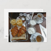 Frans ontbijt briefkaart (Voorkant / Achterkant)