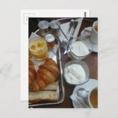 Frans ontbijt briefkaart (Voorkant / Achterkant)