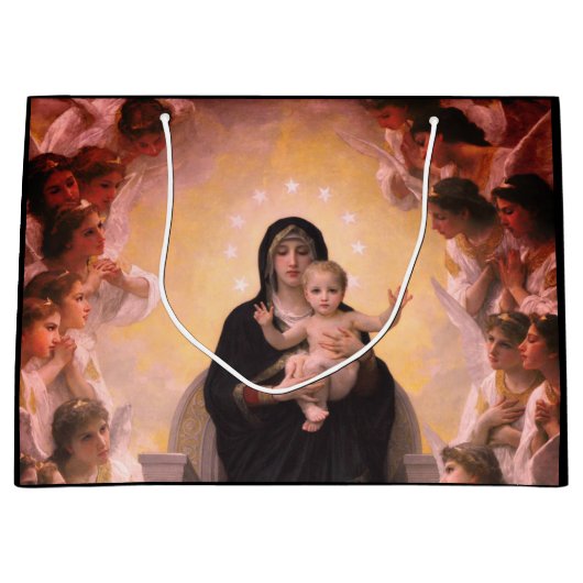 FRANS PAINTER Bouguereau MADONNA EN KIND Groot Cadeauzakje (Voorkant)