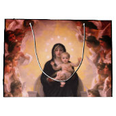 FRANS PAINTER Bouguereau MADONNA EN KIND Groot Cadeauzakje (Achterkant)