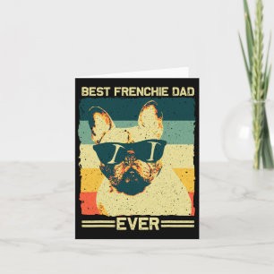 Frans papa design Mannen vader Franse bulldog lief Kaart
