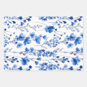 Frans papier Wildflowers Patterns-98186 Inpakpapier Vel (Voorkant 3)