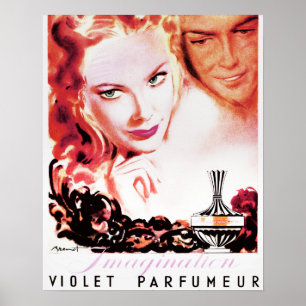 Frans parfum Adverteren digitaal afdrukken Poster