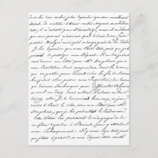 Frans Parijs script Briefkaart