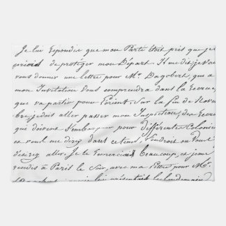 Frans Parijs script Theedoek