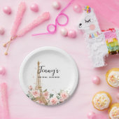 Frans / Parijs thema party paper borden Papieren Bordje (Feest)