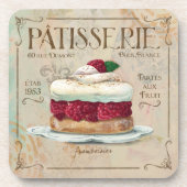 Frans Patisserie Onderzetter Home Decor (Voorkant)