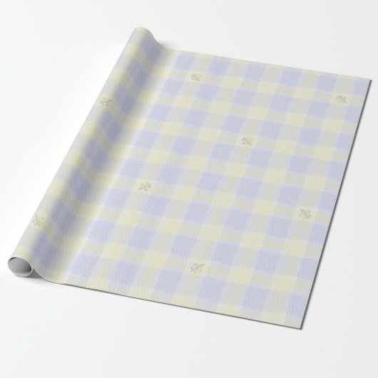 Frans Plaid met Fleur de Lis Cadeaupapier (Uitgerold)
