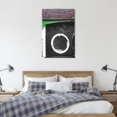 Frans Plaque 1909 Steam Engine Canvas Afdruk (Insitu (Slaapkamer))