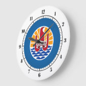 Frans Polynesiaans wapenschild Grote Klok (Hoek)