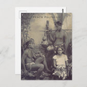 Frans-Polynesië Briefkaart voor reizen (Voorkant / Achterkant)