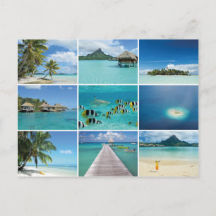 Frans Polynesië collage briefkaart