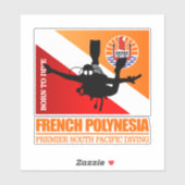 Frans Polynesië DF2 Sticker (Vel)