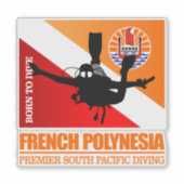 Frans Polynesië DF2 Sticker (Voorkant)