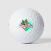 Frans Polynesië Eiland Stille Oceaan  Souvenir Golfballen (Voorkant)