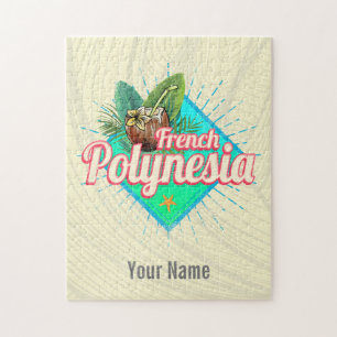 Frans Polynesië Eiland Stille Oceaan Souvenir Legpuzzel