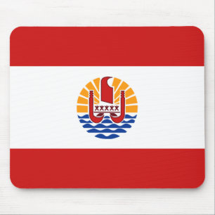 Frans-Polynesië Flag Mousepad Muismat