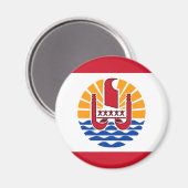frans polynesië magneet (Voorkant / Achterkant)