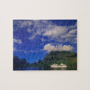 Frans-Polynesië, Moorea. Cooks Bay. Cruiseschip 3 Legpuzzel
