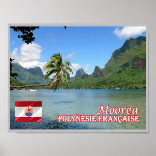 Frans-Polynesië - Moorea - Cook's Bay - Poster