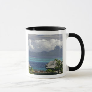 Frans-Polynesië, Moorea. Een uitzicht op het eilan Mok