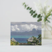 Frans-Polynesië, Moorea. Een uitzicht van het eila Briefkaart (Staand voorkant)