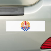 Frans-Polynesië - Officiële wapenstilstand Bumpersticker (Op auto)