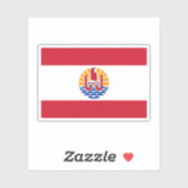 Frans-Polynesië Sticker (Vel)