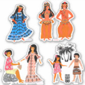 Frans-Polynesië Sticker (Voorkant)