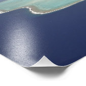 Frans-Polynesië, Tahiti, Bora Bora. De Foto Afdruk (Hoek)