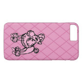 Frans Poodle iPhone 7 Plus Hoesje (Achterkant (Horizontaal))