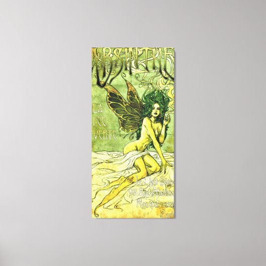 Frans Poster c1885 Canvas Afdruk (Voorkant)