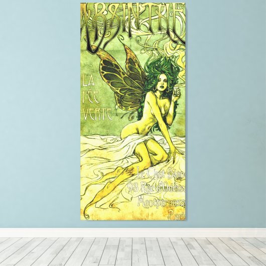 Frans Poster c1885 Canvas Afdruk (Insitu (Houten vloer))