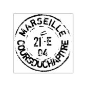  Frans postmerk Marseille Scrapbook Rubber Rubberstempel (Afrduk)