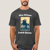 Frans Quarter Jackson Square Add Text T-shirt (Voorkant)