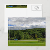 Frans Racing Blue Briefkaart (Voorkant / Achterkant)