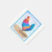 Frans rasterpapier Napkin Servet (Hoek)