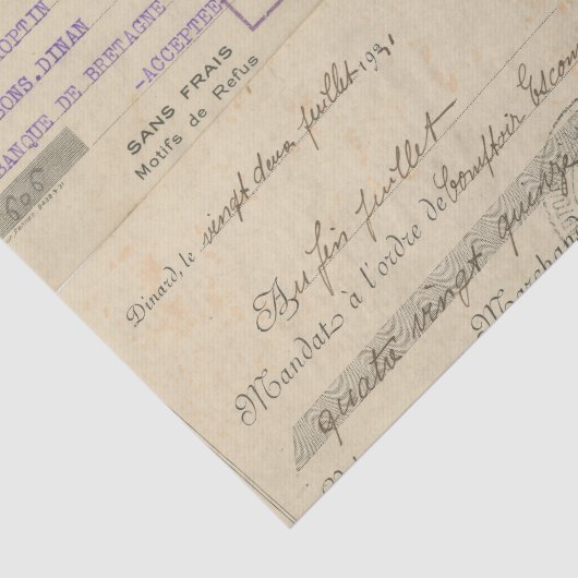 Frans recensie Tissuepapier (Detail)