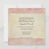  Frans Regency Lace 100th Birthday Kaart (Voorkant)