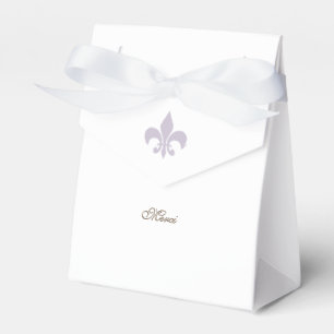 Frans Regentschap Paarse Fleur de Lis Merci Bruilo Bedankdoosjes