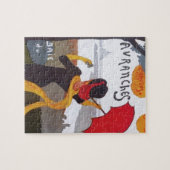 Frans reisblad ad 1910 Illustration Old Legpuzzel (Horizontaal)