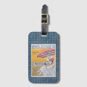  Frans reisbureau Bagagelabel (Voorkant (verticaal))