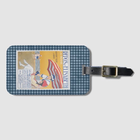  Frans reisbureau Bagagelabel (Voorkant (horizontaal))