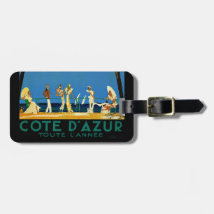 Frans reisbureau Cote D'Azur Bagagelabel