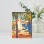  Frans reisbureau Cote D'Azur Briefkaart (Staand voorkant)