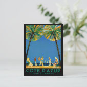  Frans reisbureau Cote D'Azur Briefkaart (Staand voorkant)