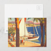  Frans reisbureau Cote D'Azur Briefkaart (Voorkant / Achterkant)