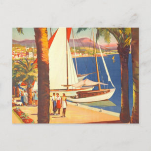  Frans reisbureau Cote D'Azur Briefkaart