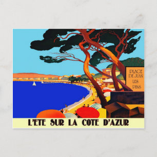  Frans reisbureau Cote D'Azur Briefkaart