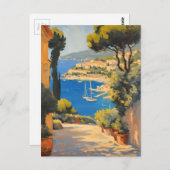  Frans reisbureau Cote D'Azur Briefkaart (Voorkant / Achterkant)